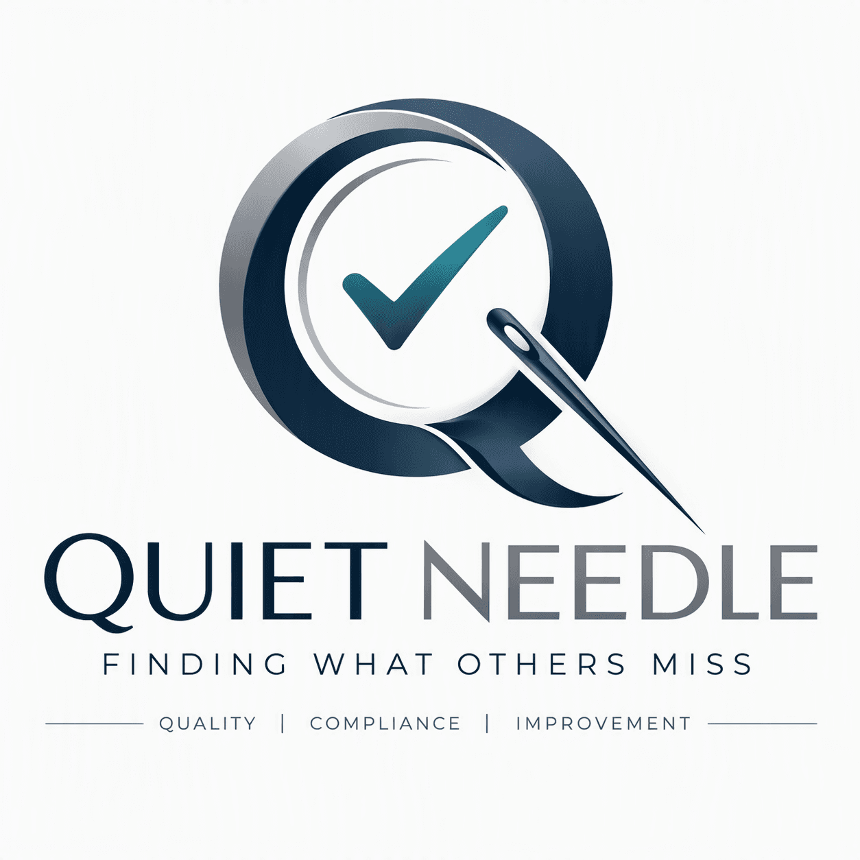 Quietneedle logo